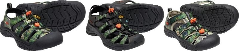 左からメンズ、ウィメンズ、キッズモデル