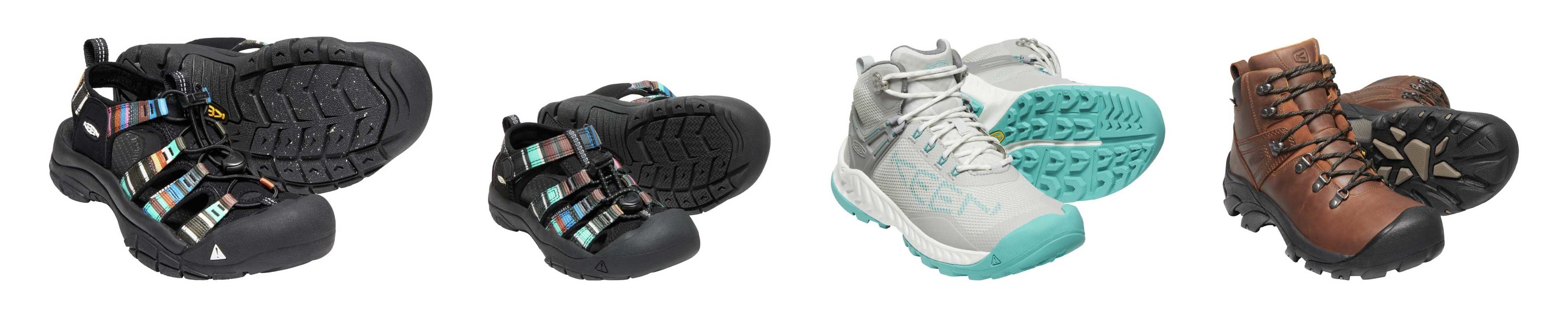 KEENのつま先を守る水陸両用サンダルやトレッキングシューズはフジロッカーの必須ギア！