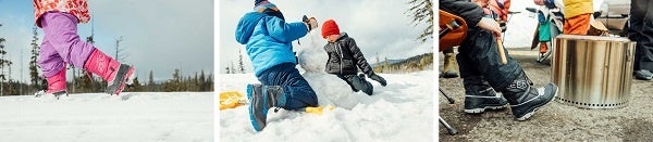 毎日の冬ブーツとしてはもちろん、雪遊びや冬キャンプにも!