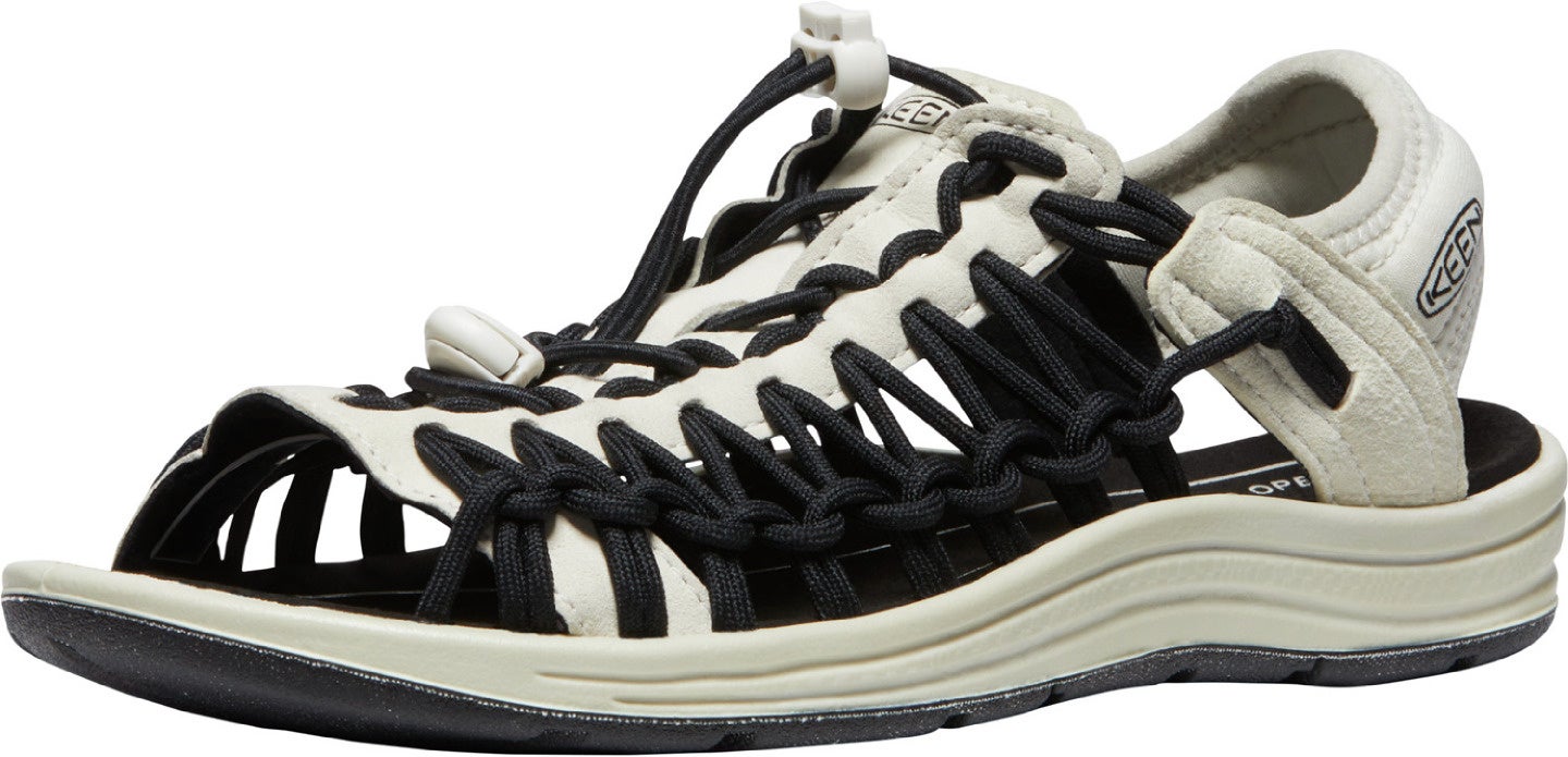美品◆KEEN ✮UNEEK Ⅱ OT オープントゥ　ユニーク　ブラック　25 美品✮KEEN✿UNEEK Ⅱ OT オープントゥ ユニーク ブラック 24.5
