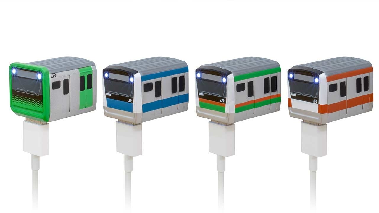お気に入りの「鉄道車両」で充電時間をもっと楽しく！車両型USB