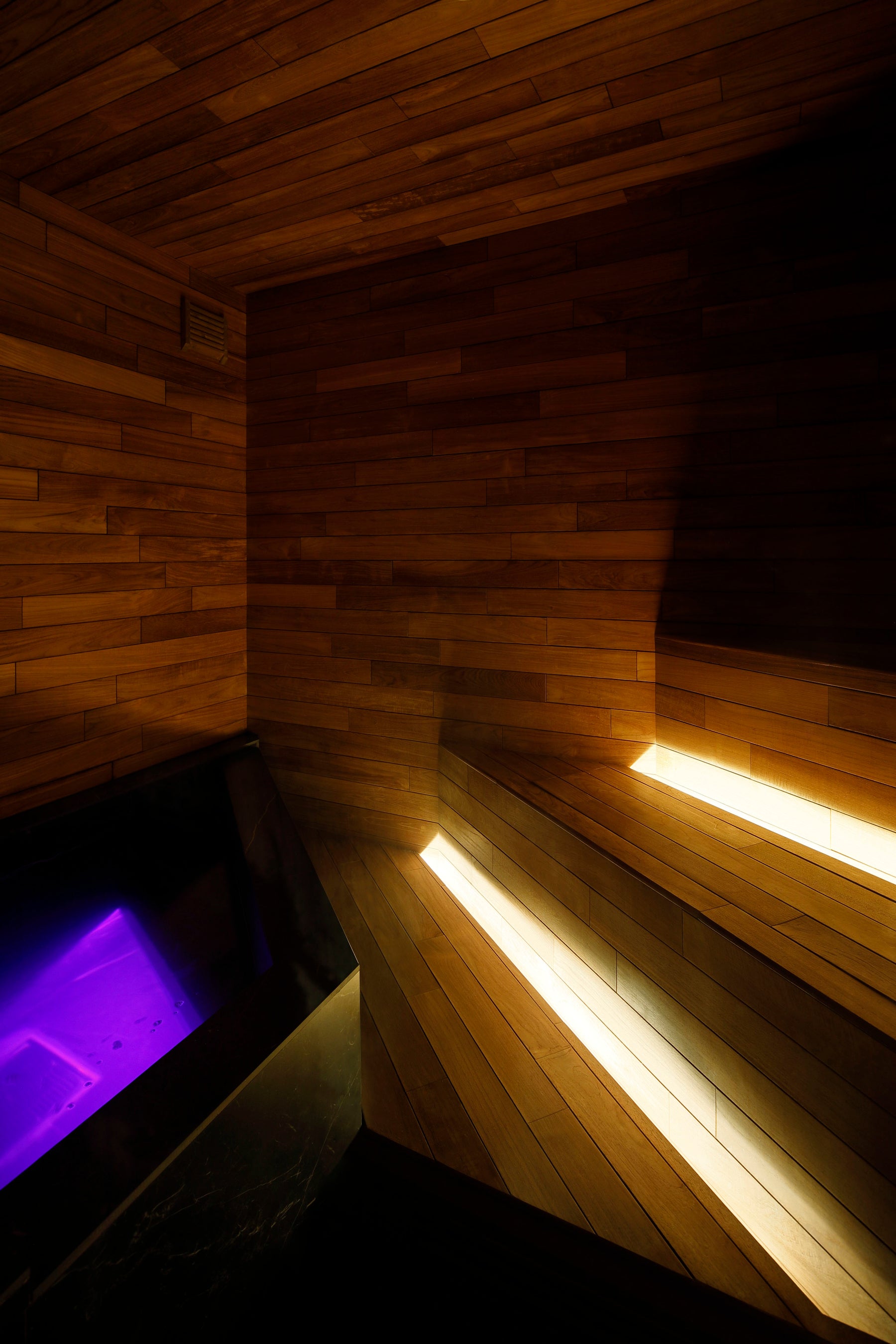 サウナ室内