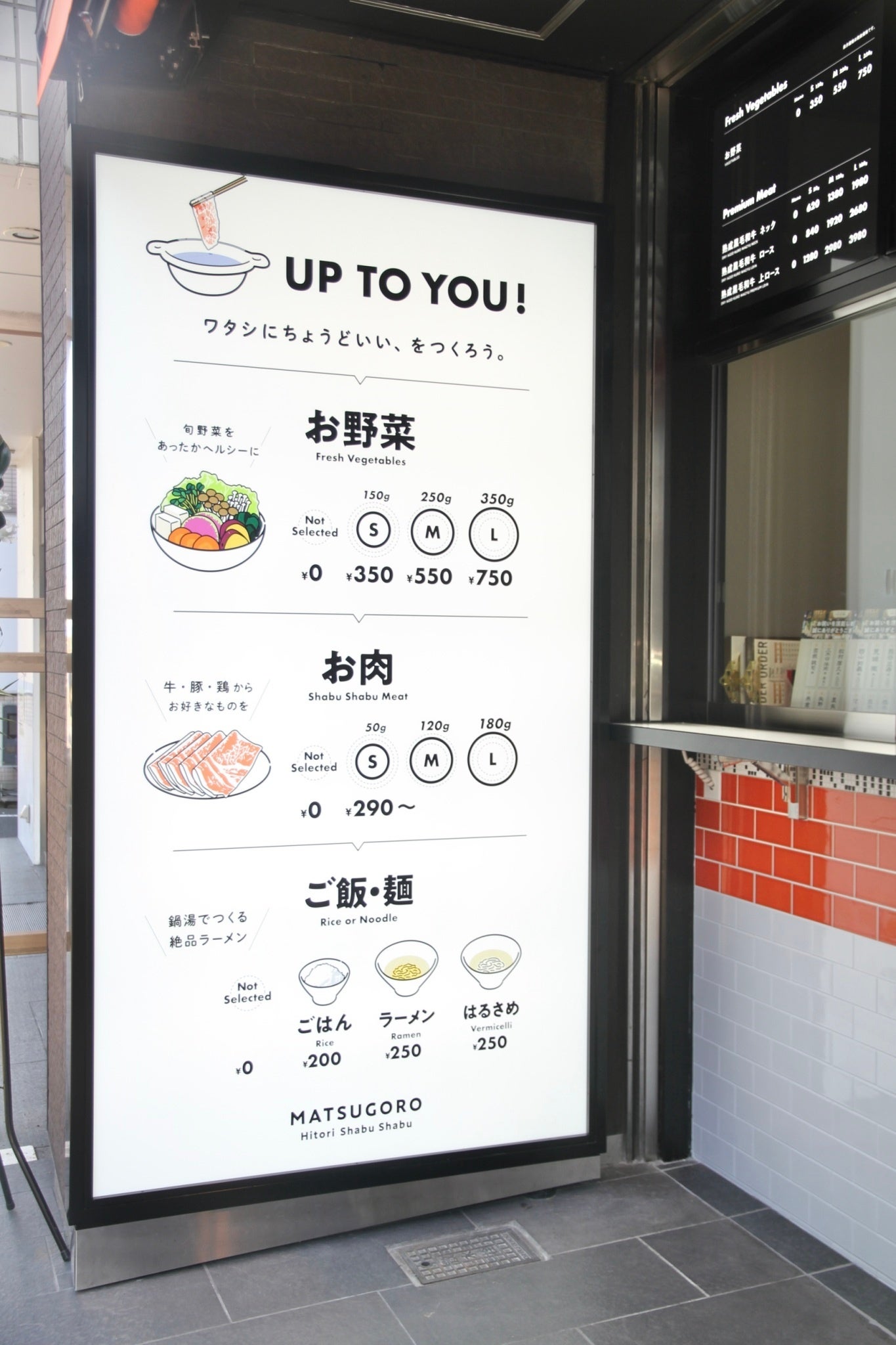 オーダーの仕方