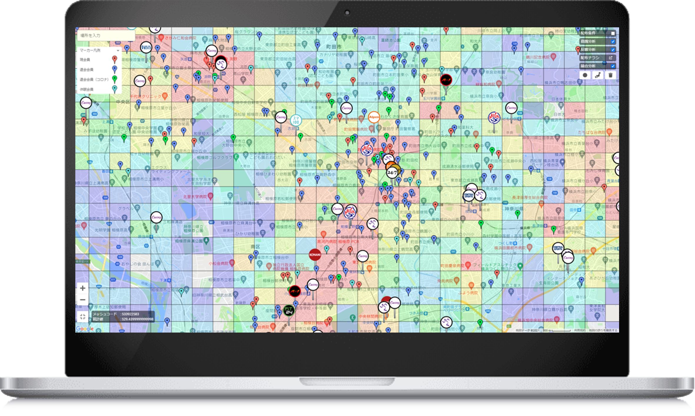 Googleマップから全国47都道府県へのポスティングの発注が可能