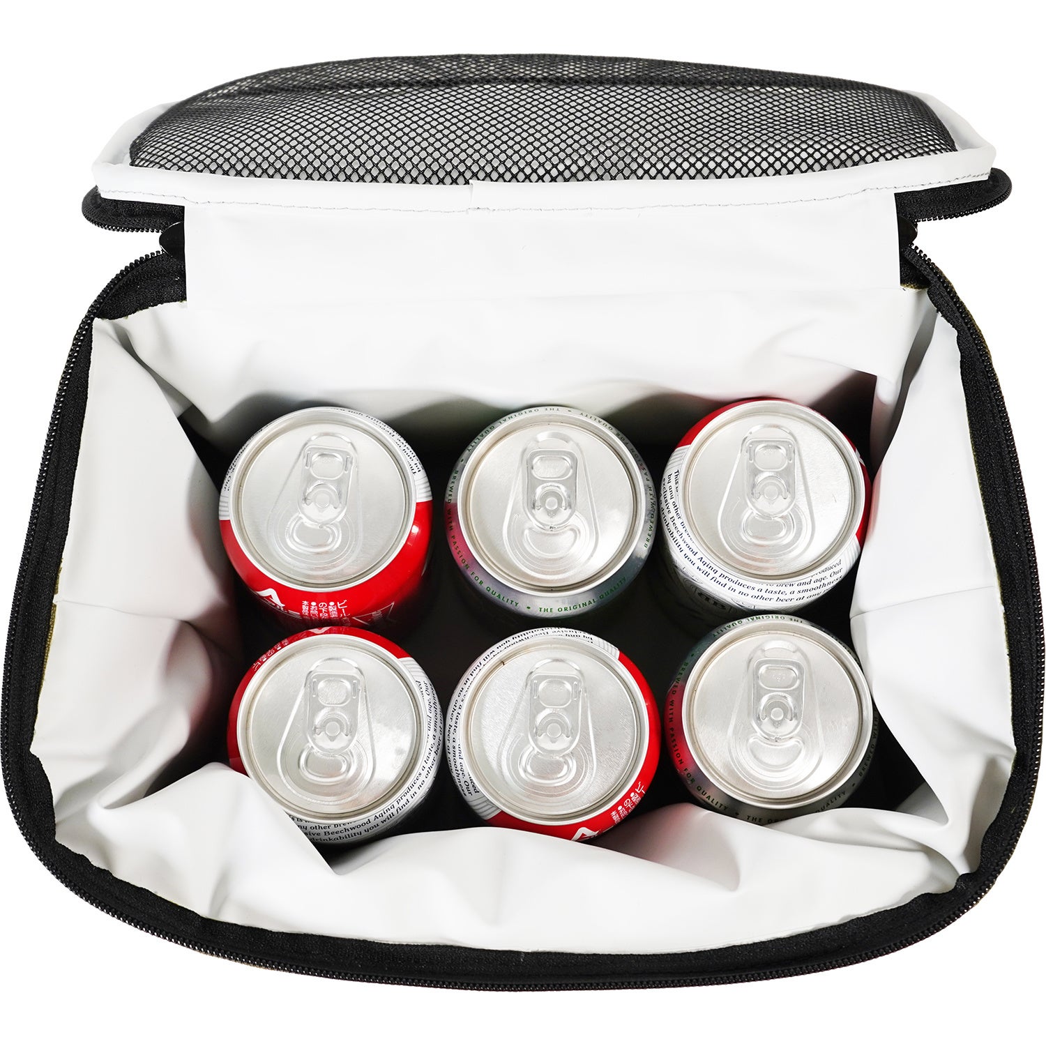 350mlの缶が縦に6缶入ります