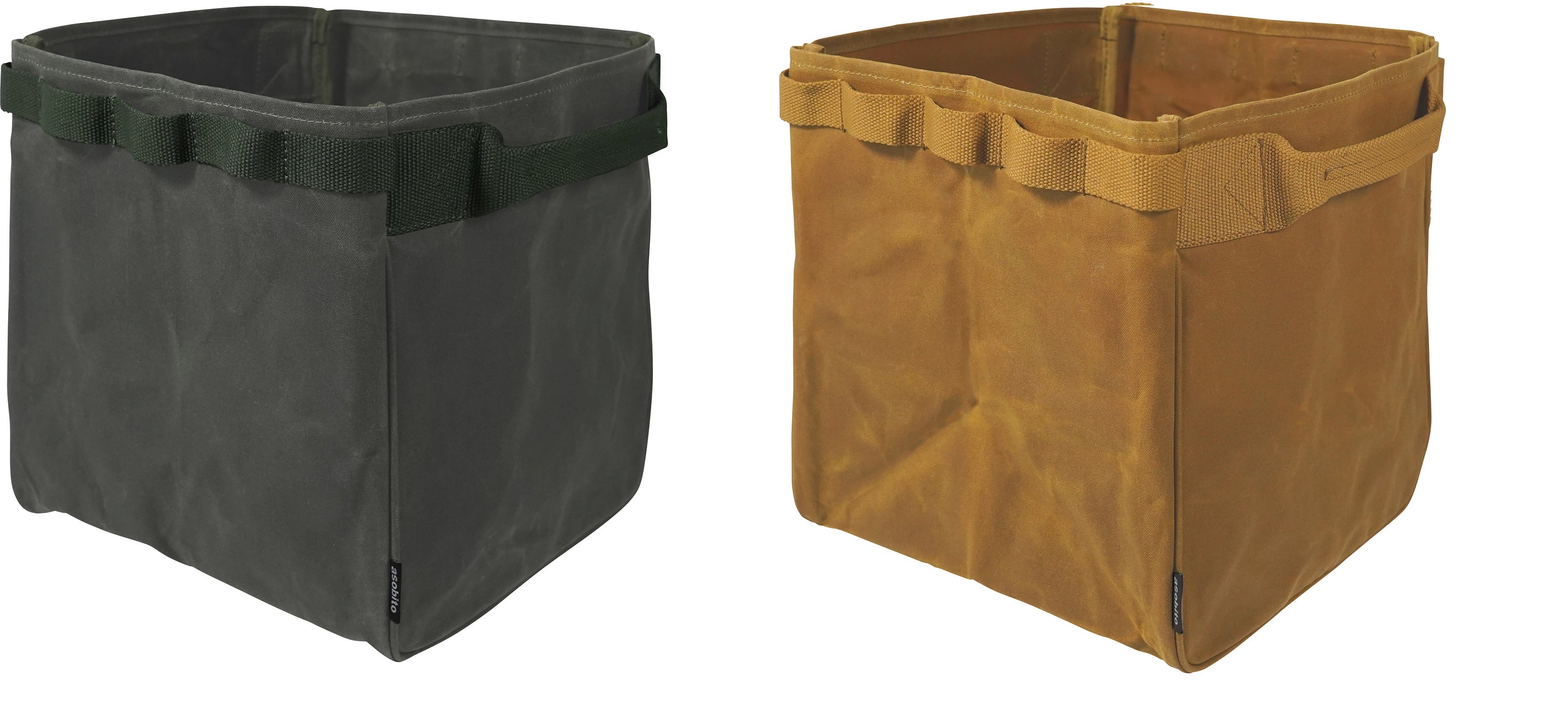 シェラカップ、カラビナなどが掛けられる、ハンギングループ付き。