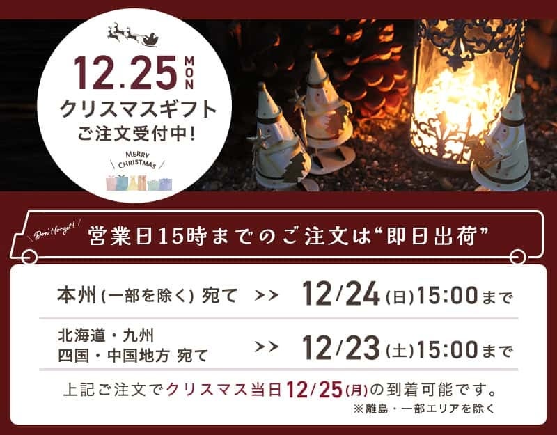 まだ間に合う！クリスマスプレゼント！