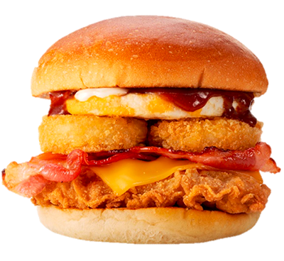 期間限定 アメリカンスタイルの月見バーガー！旨味たっぷり濃厚で