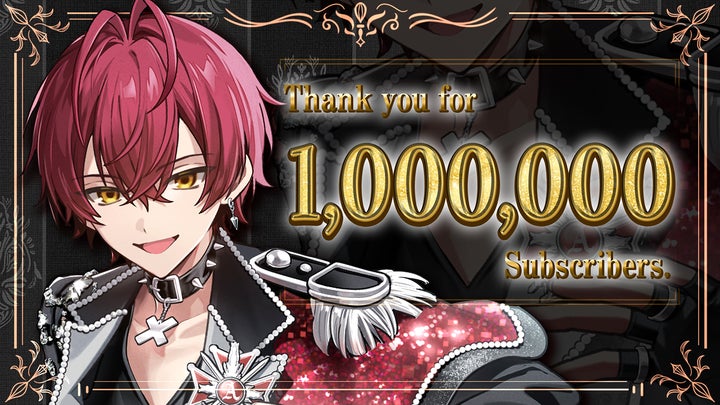 騎士aばぁうくん ばぁう(Knight A - 騎士A -)、YouTubeチャンネル登録者数100万人