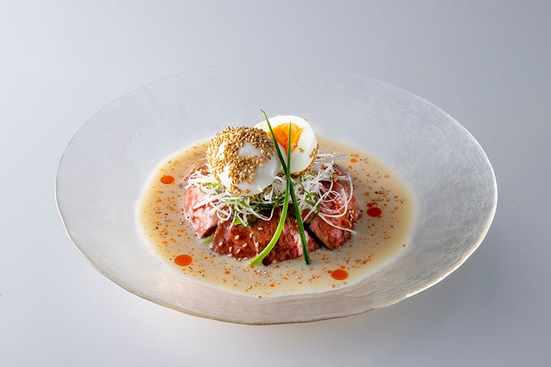 豆乳坦々ビーフ冷麵