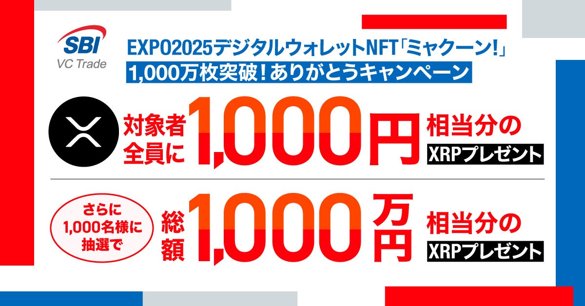 電磁パルスキャンペーン EXPO2025デジタルウォレットNFT「ミャクーン！」1,000万枚突破