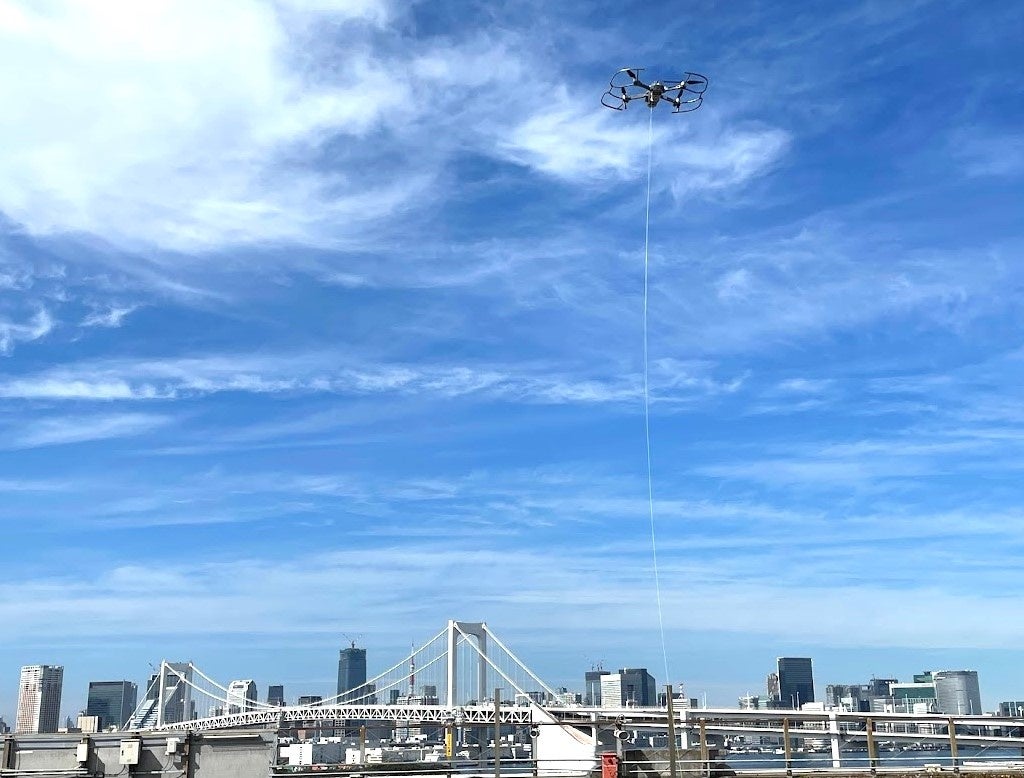 レインボーブリッジを空撮できる絶好のロケーション