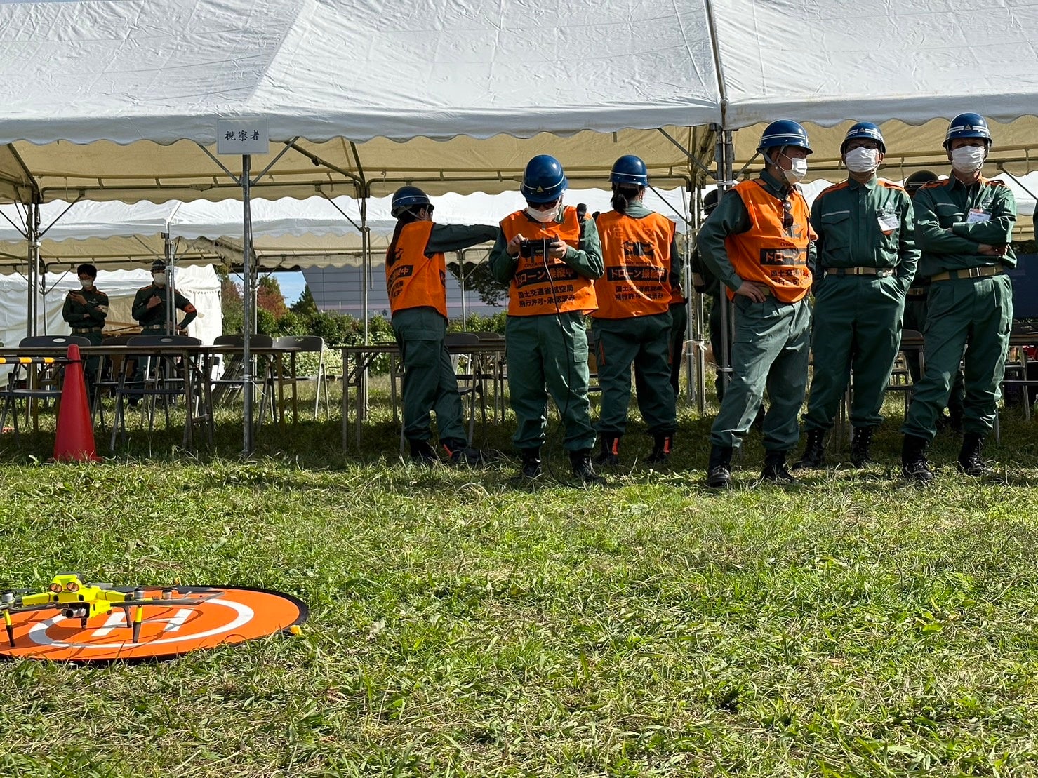 足立区の総合防災訓練時の様子
