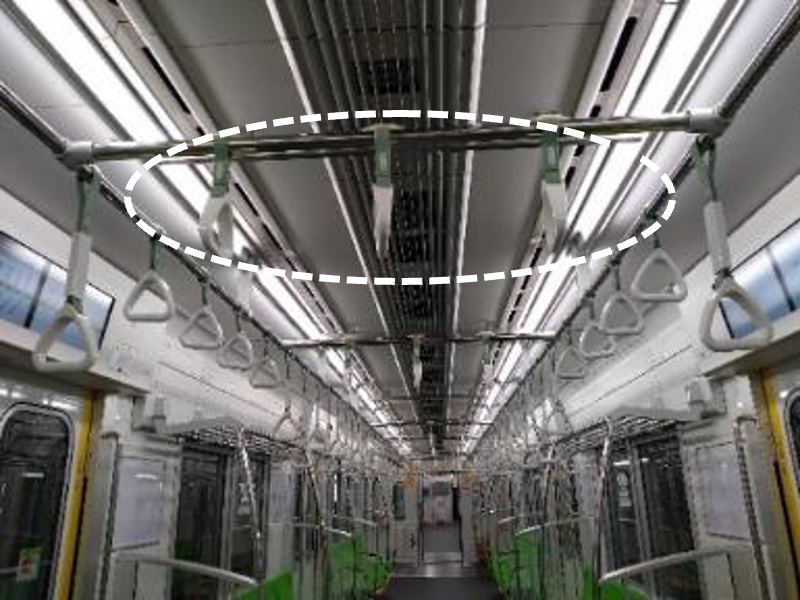 横方向の吊手を増設