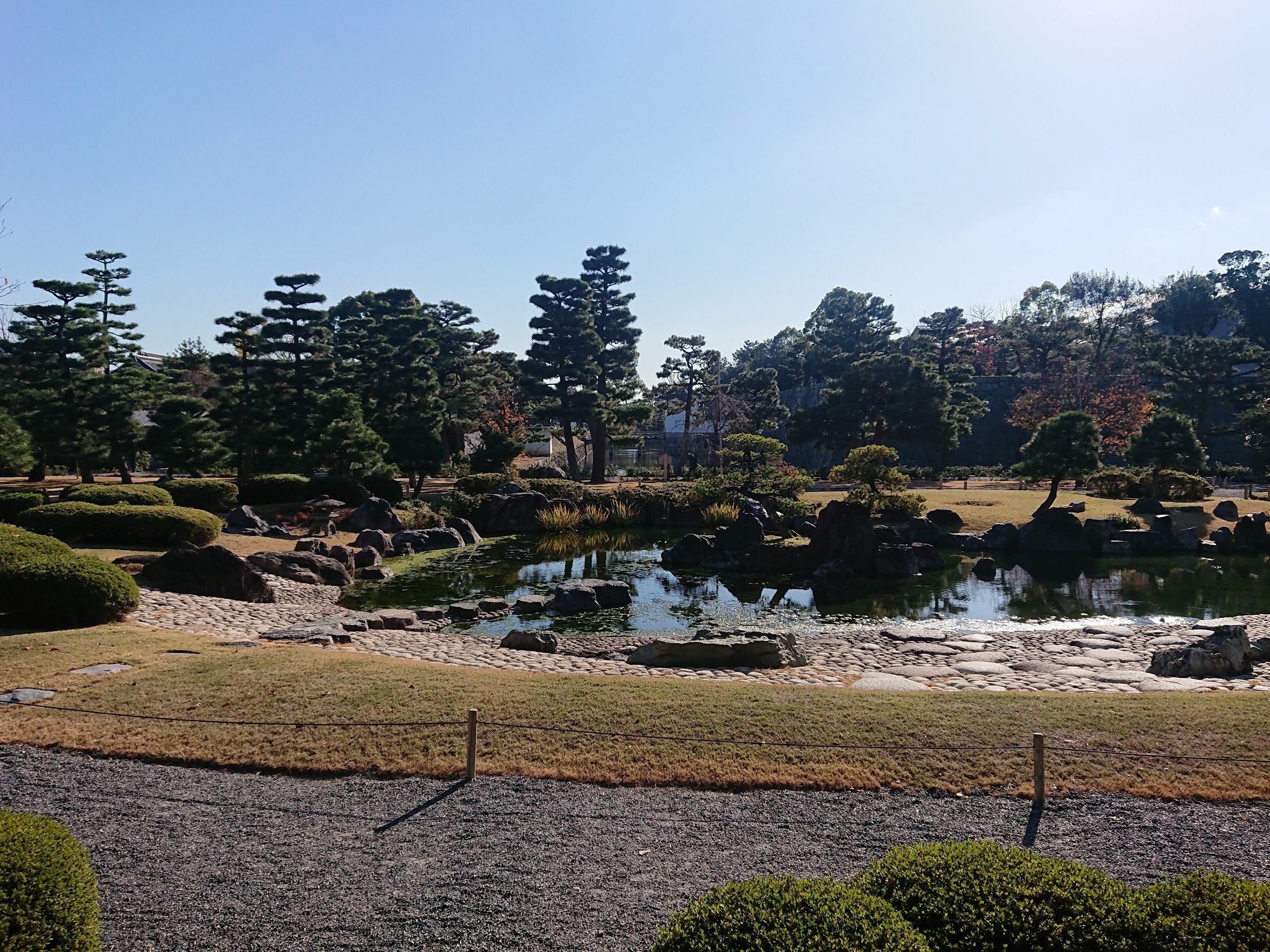 香雲亭から清流園の眺め