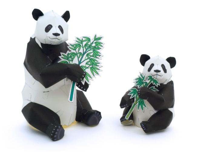 ペーパークラフト作品　※画像はイメージです。