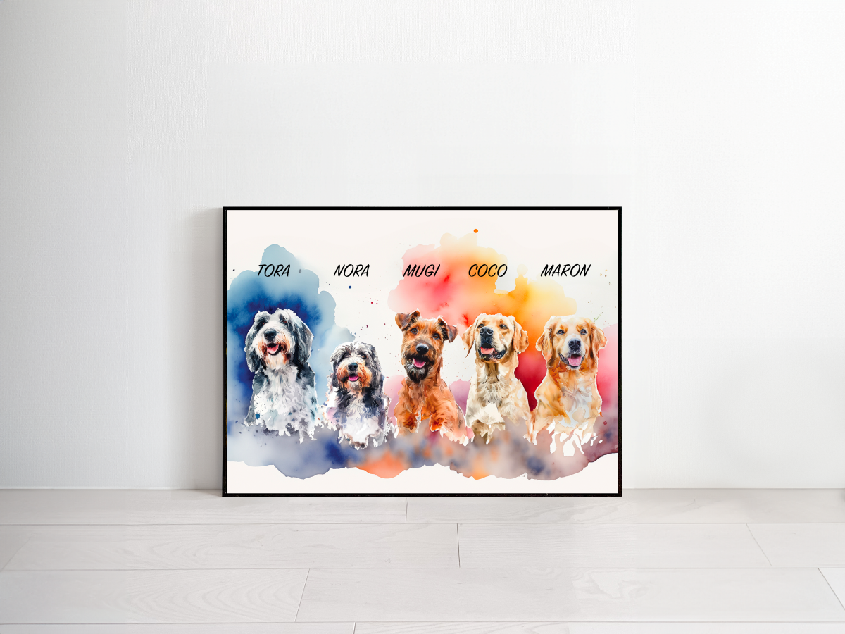 絵画（ペット／キャラクター／家族／風景など） 絵画（ペット／キャラクター／家族／風景など）