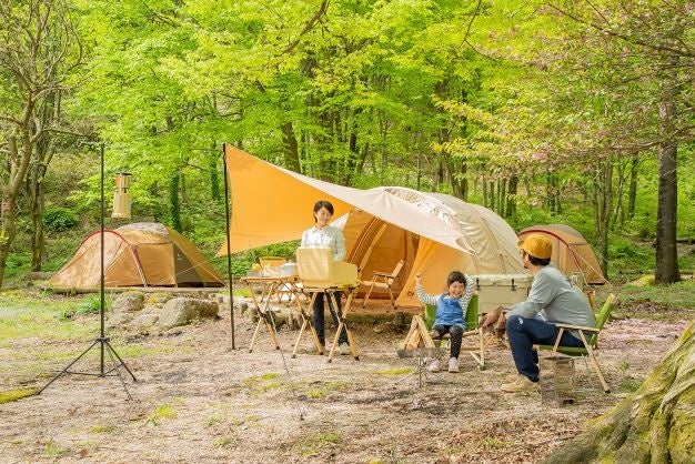 2020年春リニューアルオープンした一向平キャンプ場