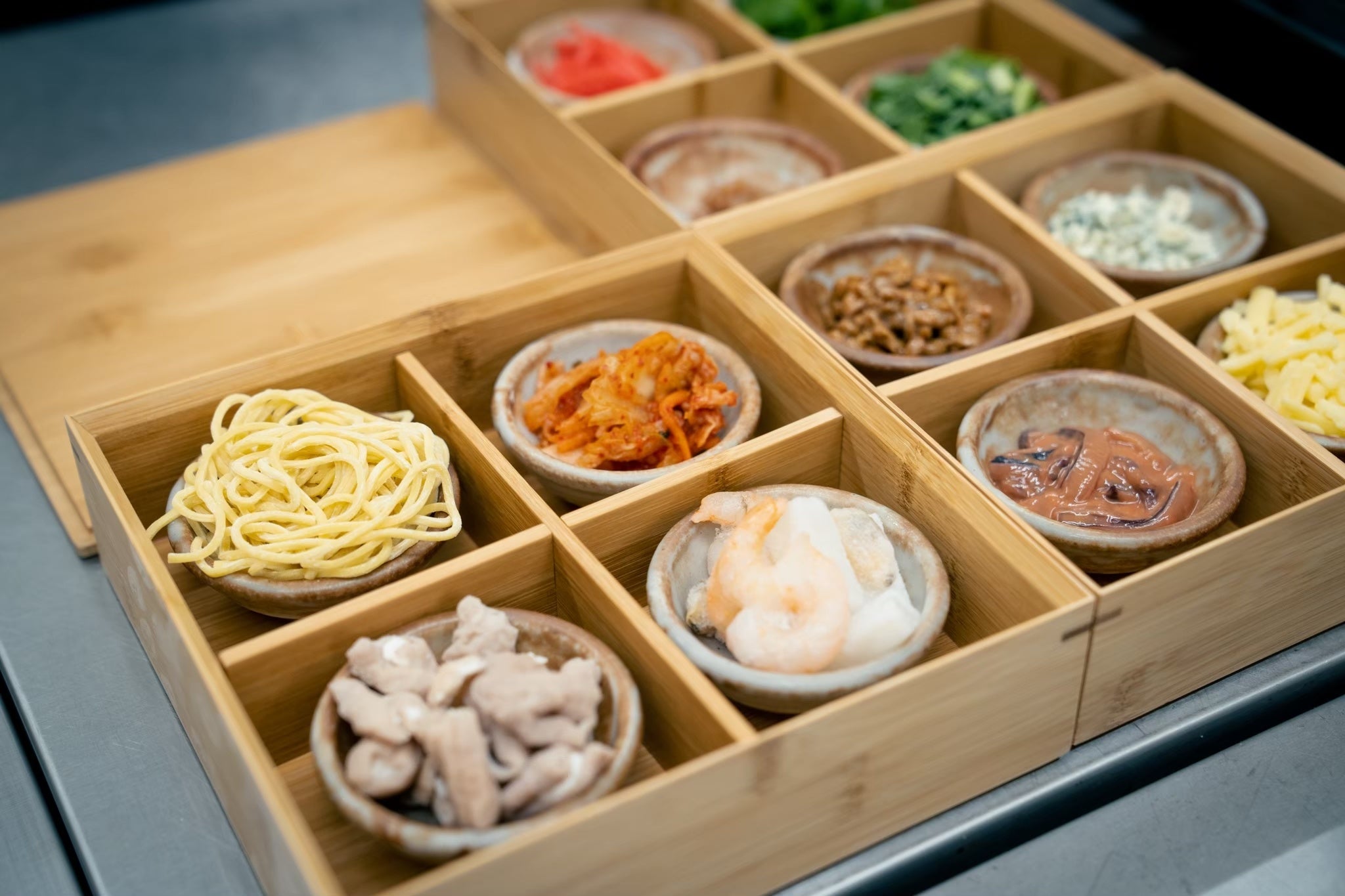 もんじゃランドの豊富な具材