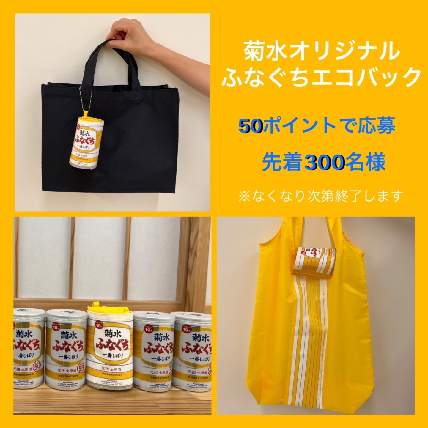 先着コース　ふなぐちエコバック