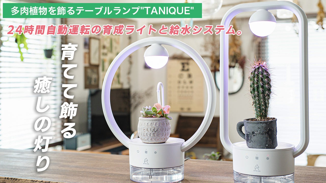 国内初!自動ガーデニング(LEDで光合成 x 自動水やり) の世界。超 国内初!自動ガーデニング(LEDで光合成 x 自動水やり) の世界。超