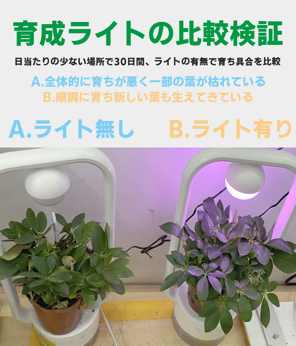 クラファンで目標金額に対して350%達成！国内初！自動ガーデニング(LED