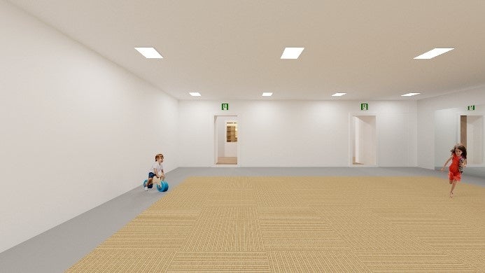 心技体の基礎力作りの礎、畳のマルチパーパスエリア(イメージ図)