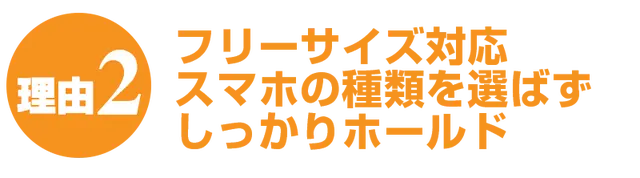フリーサイズ対応