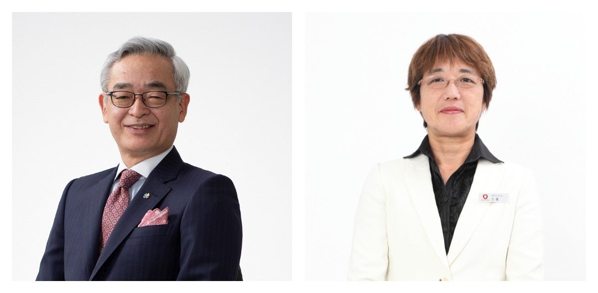 ゲストの塩見 紀昭氏（左）、マンションみらい価値研究所 所長　久保 依子（右）