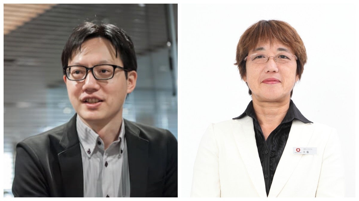 ゲストの玄正 慎氏（左）、マンションみらい価値研究所 所長　久保 依子（右）