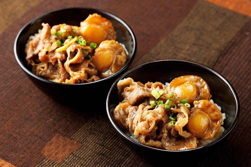 牛肉と帆立のミニしぐれ煮丼