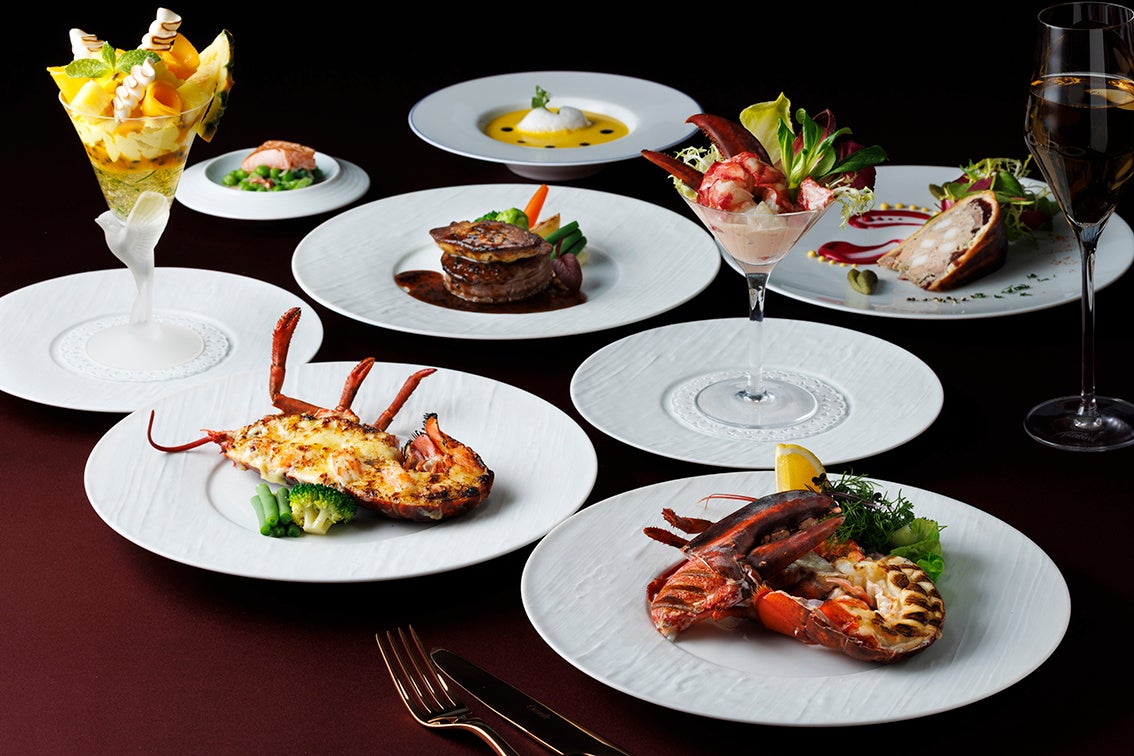 開業24周年記念ディナーコース「活けオマール海老1尾を3種の調理法から2種選べるコース」