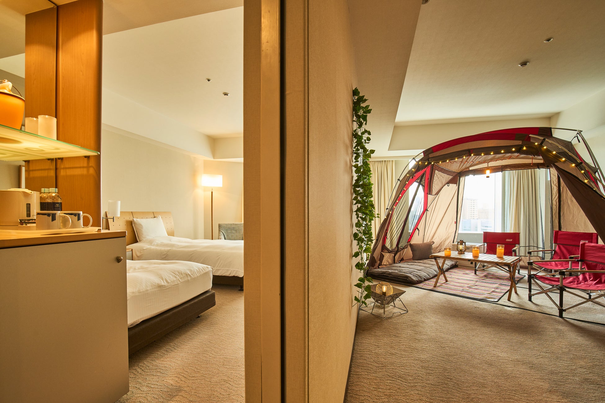 1日1組限定 ホテルでキャンプにtry キャンプルーム宿泊プラン 初登場 株式会社 東京ドームホテルのプレスリリース 1日1組限定 ホテルでキャンプにtry キャンプルーム宿泊プラン 初登場 株式会社 東京ドームホテルのプレスリリース