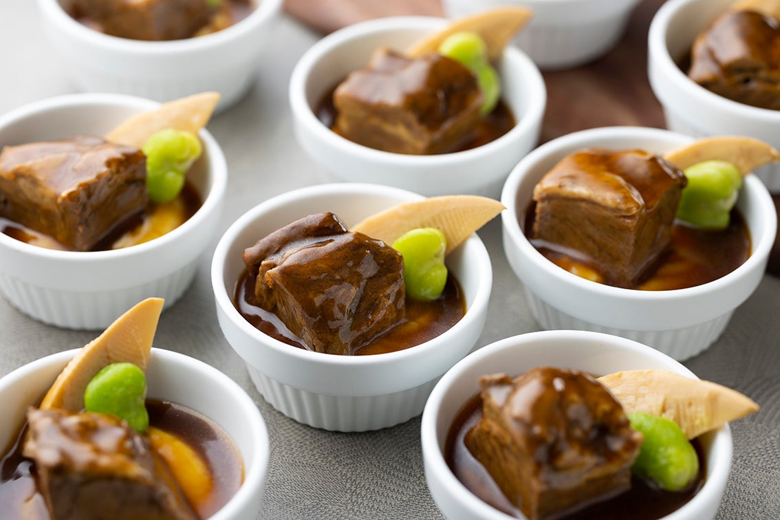 牛バラ肉の中国黒酢煮込み