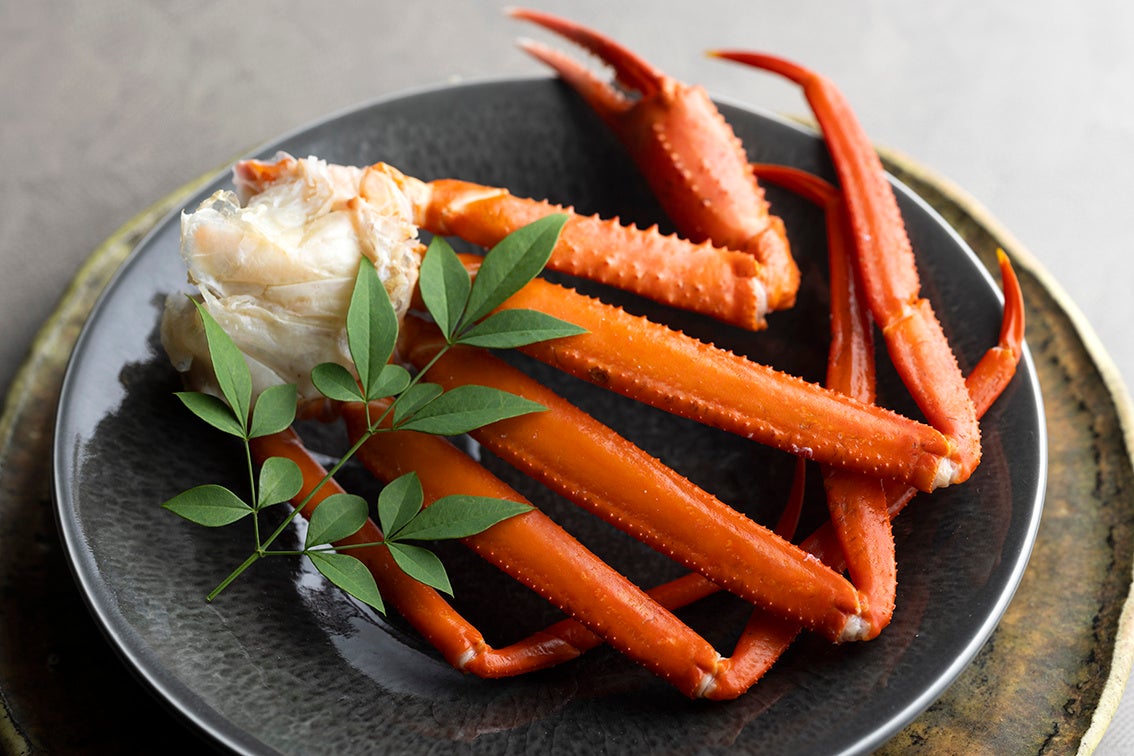 お一人様一皿限定「ボイル紅ズワイ蟹（1肩）」