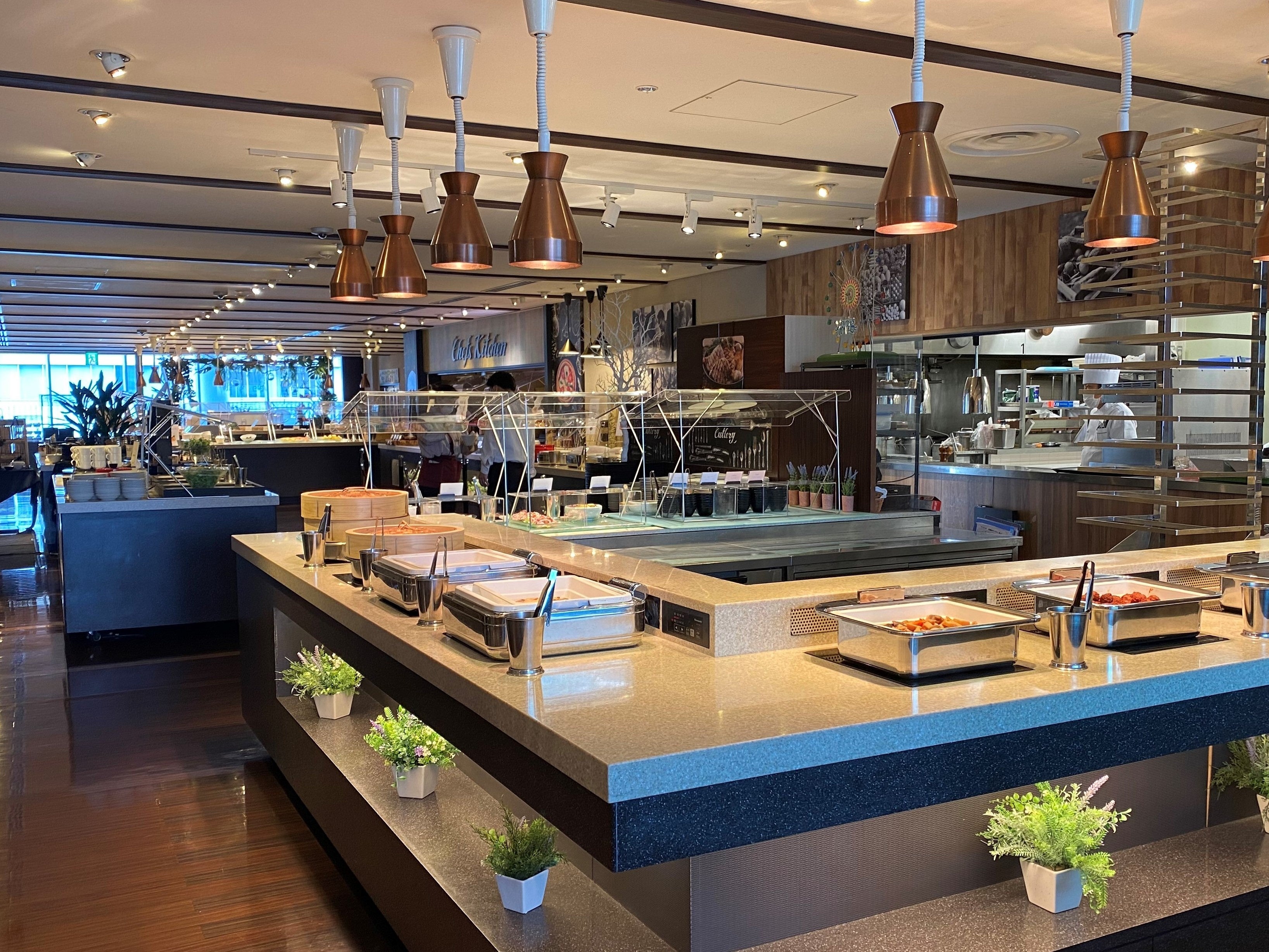 「リラッサ」朝食ブッフェエリア