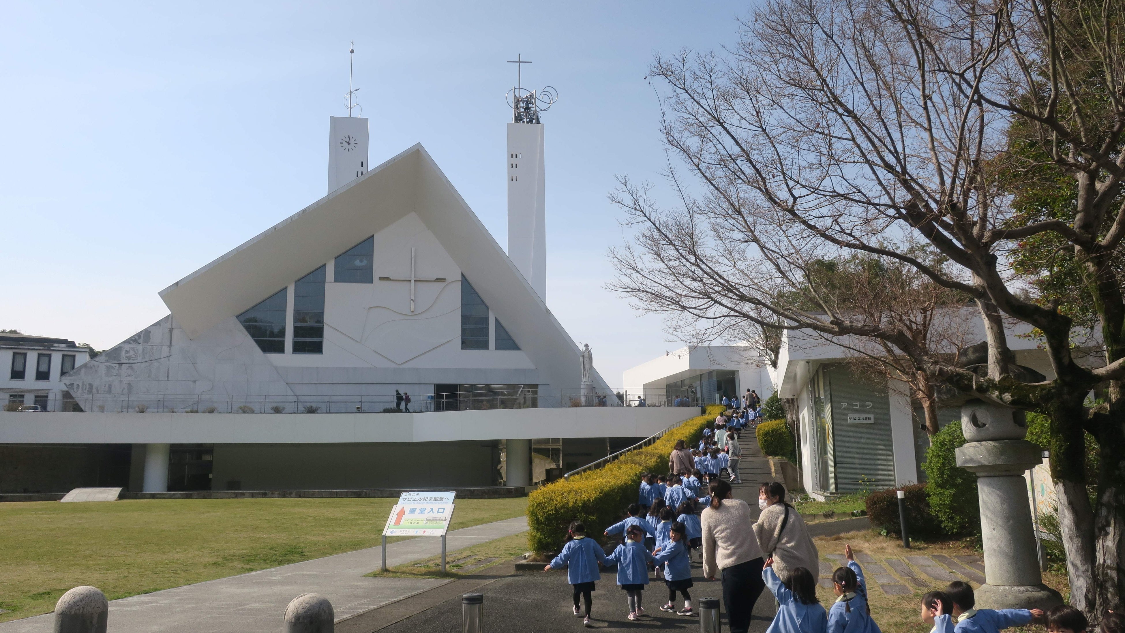 ザビエル公園にある山口ザビエル記念聖堂