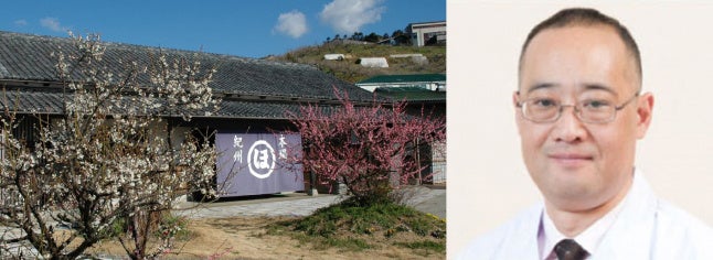 左:株式会社紀州ほそ川 右:大阪河崎リハビリテーション大学 宇都宮洋才博士
