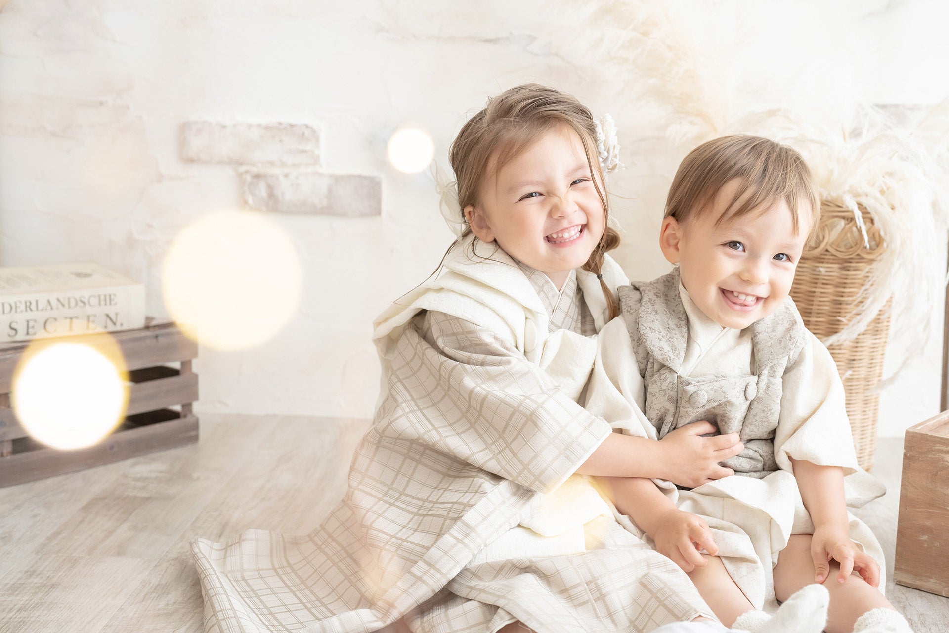 スタジオコフレ_七五三きょうだい撮影イメージ1