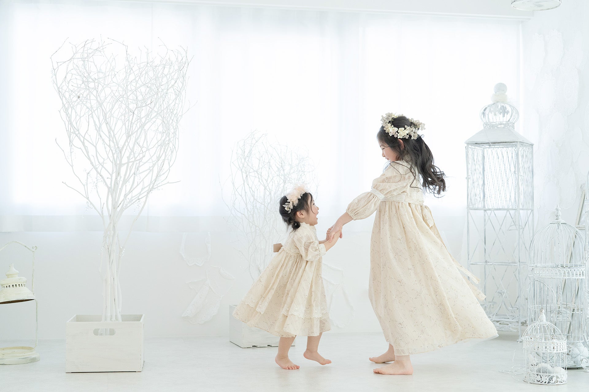 スタジオコフレ_オリジナルドレスきょうだい撮影イメージ３