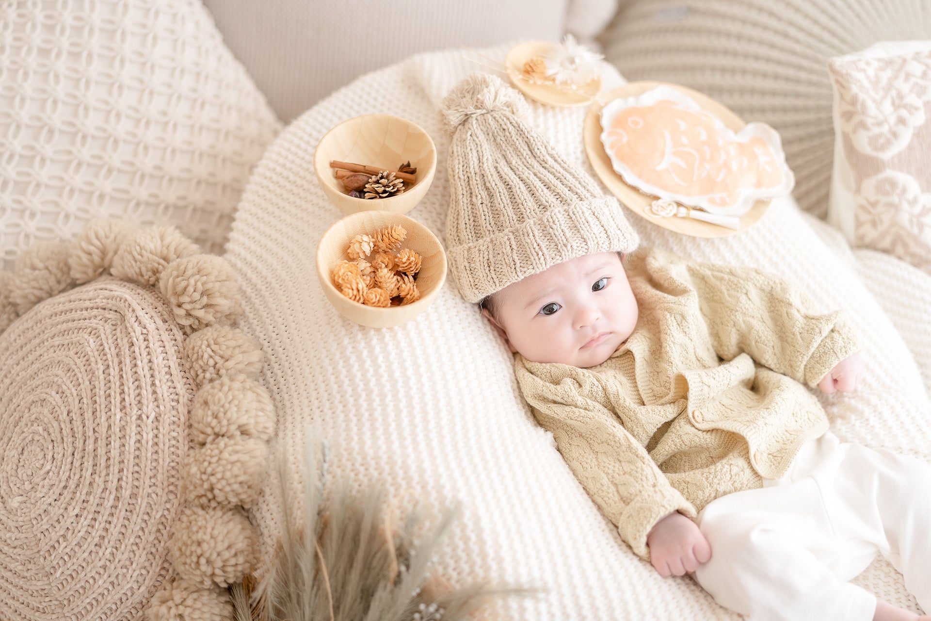 スタジオコフレ_お食い初め撮影イメージ