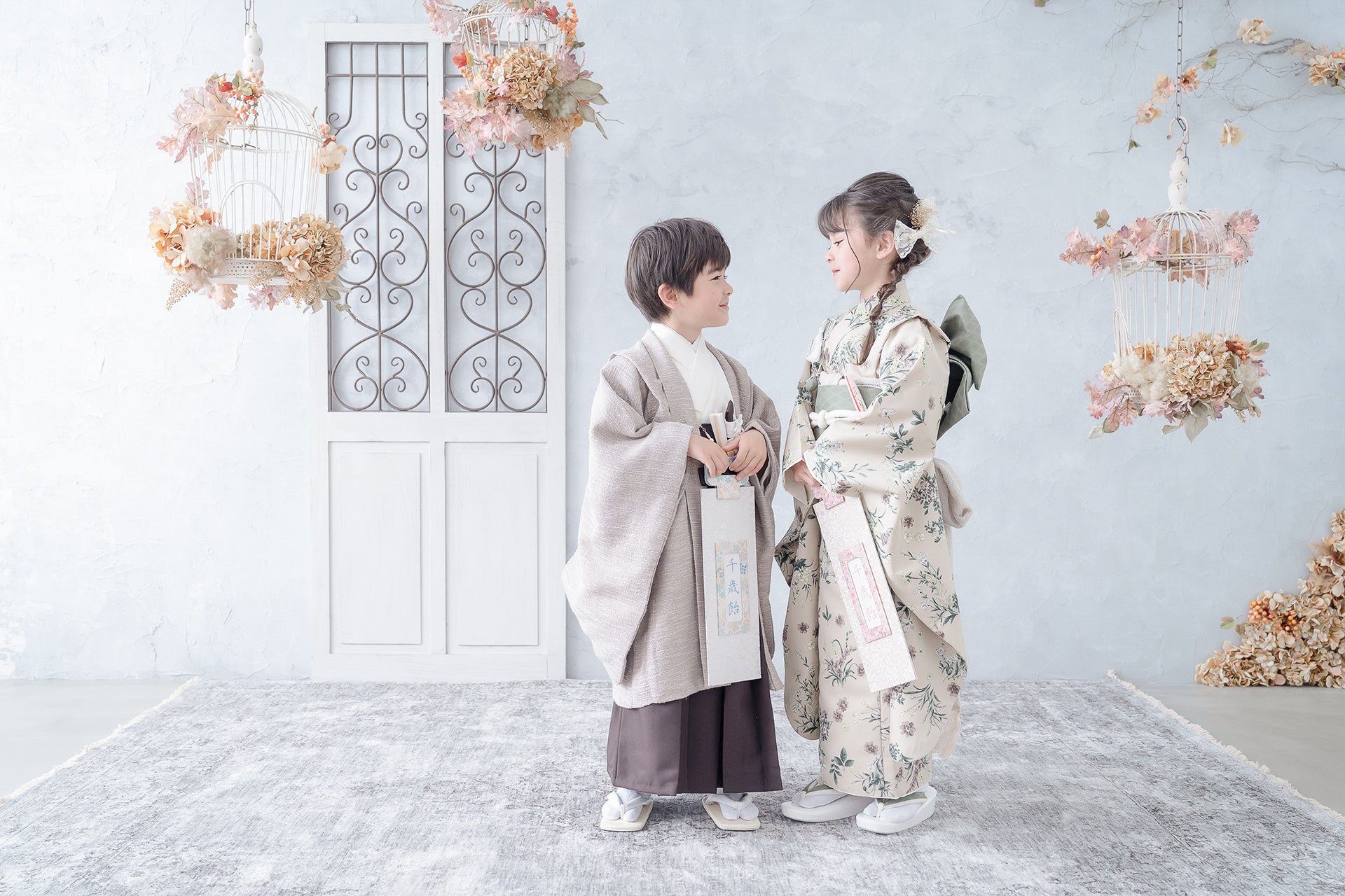 スタジオコフレ_七五三きょうだい撮影イメージ