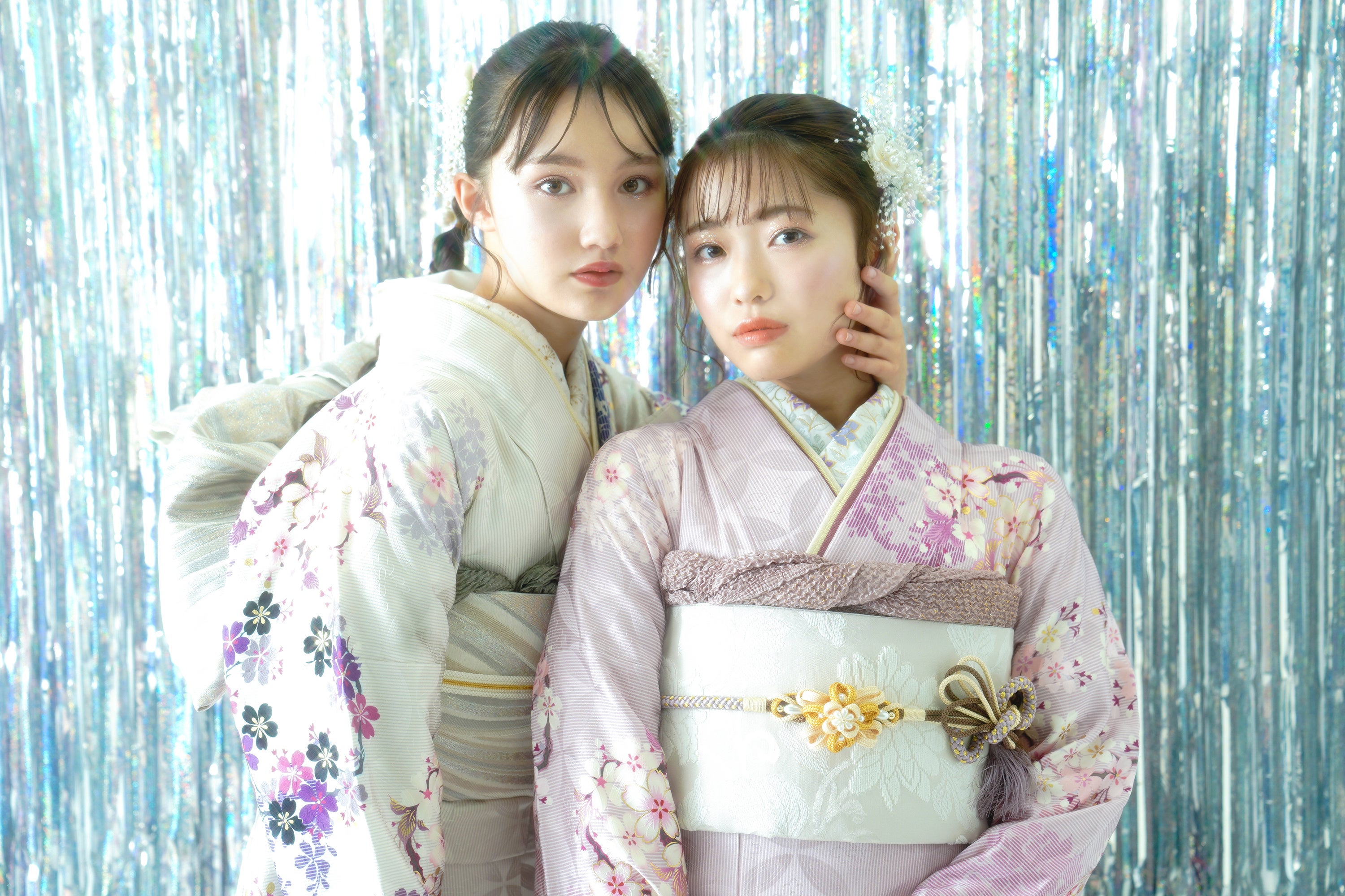 新品 振袖2025年新作モデル 帯締め 帯揚げ 半襟 重ね襟 セット 2026年