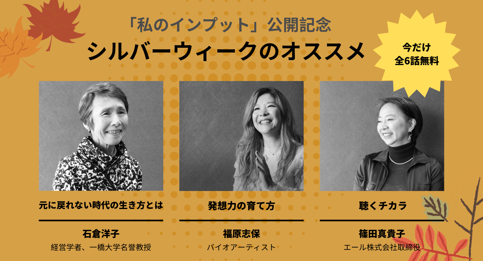 私のインプット公開記念