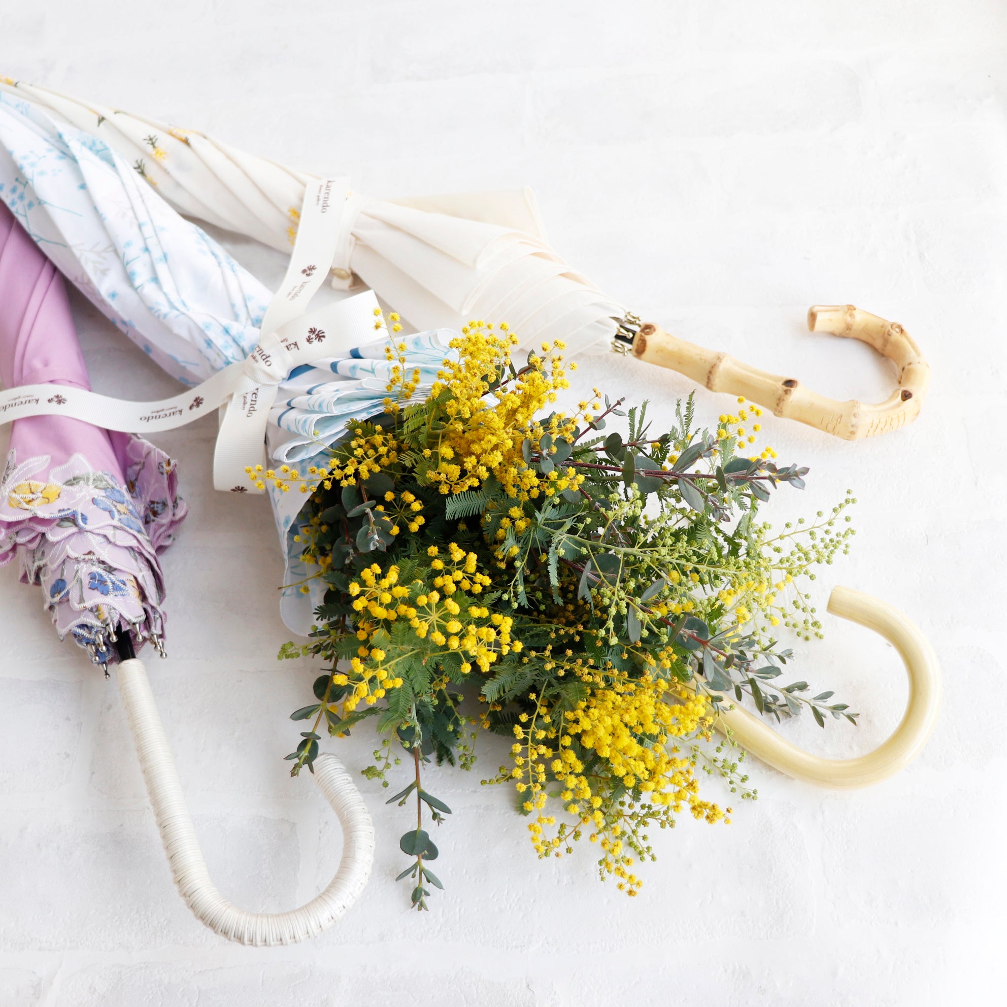 「お花」×「傘」＝『アンブレラブーケ』