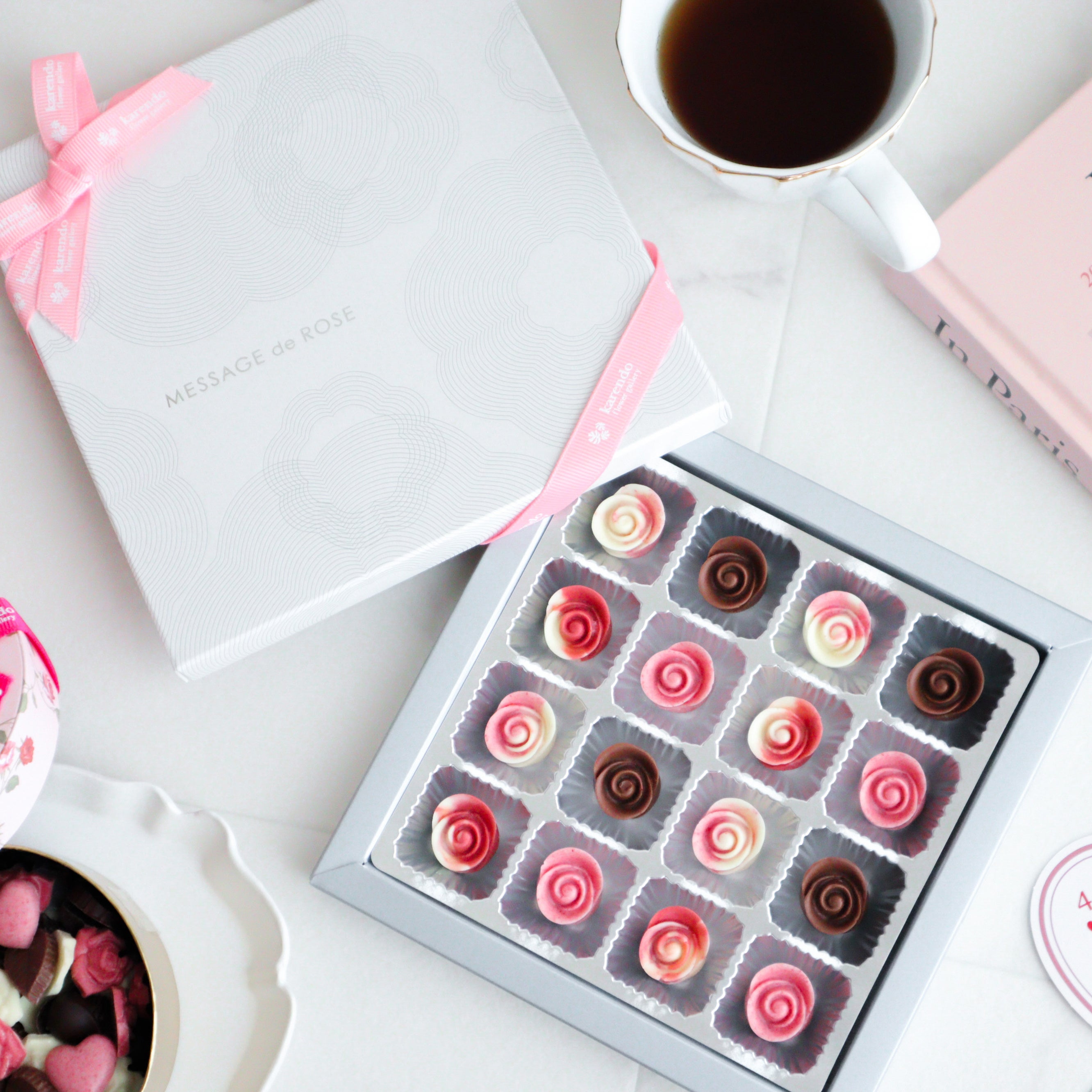 進化系フラワーショップkarendo】春色のカラフルなチョコレート