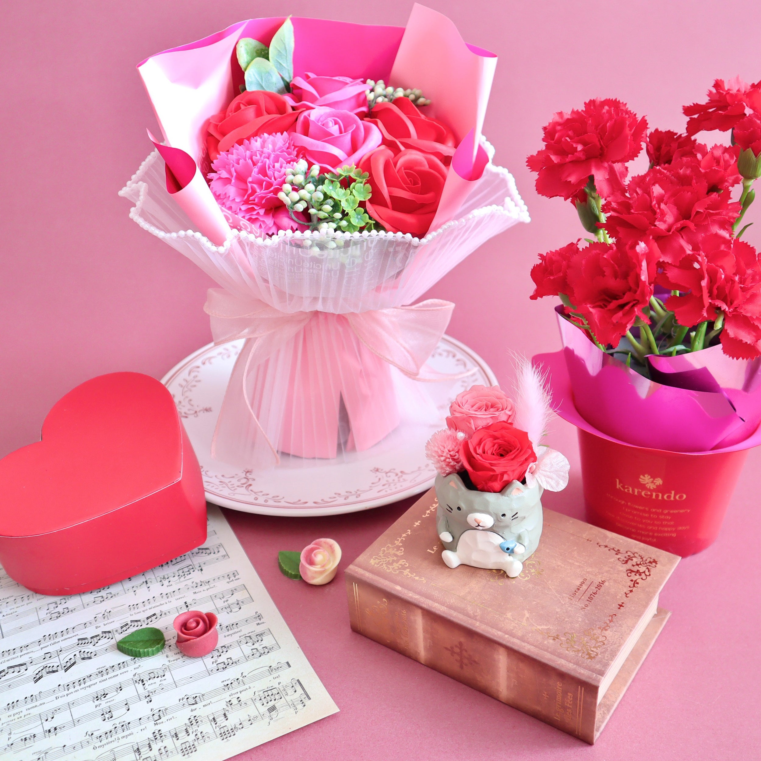 お花屋さんならではのセット商品も多数ご用意