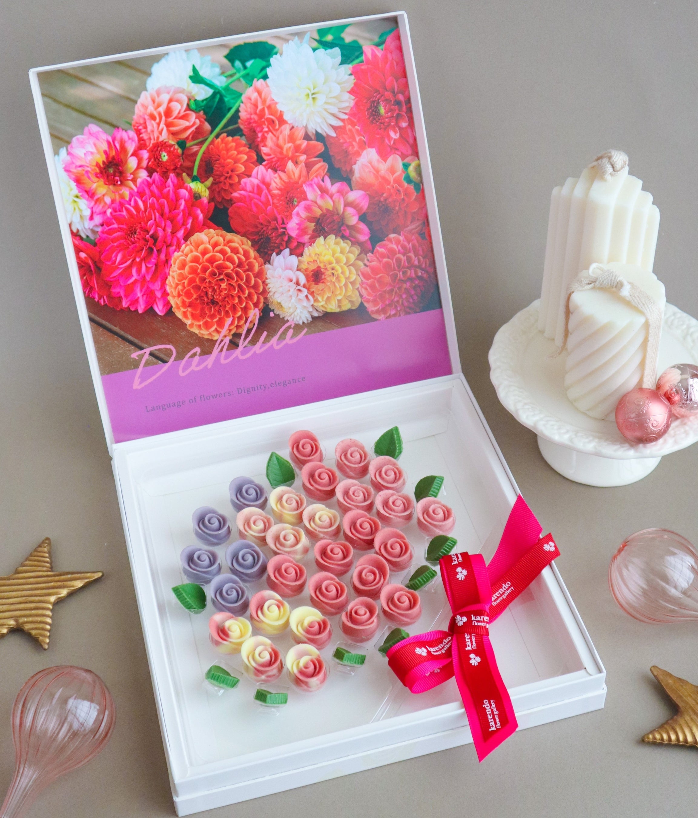 チョコレート「ブーケ ミニヨン・ダリア」