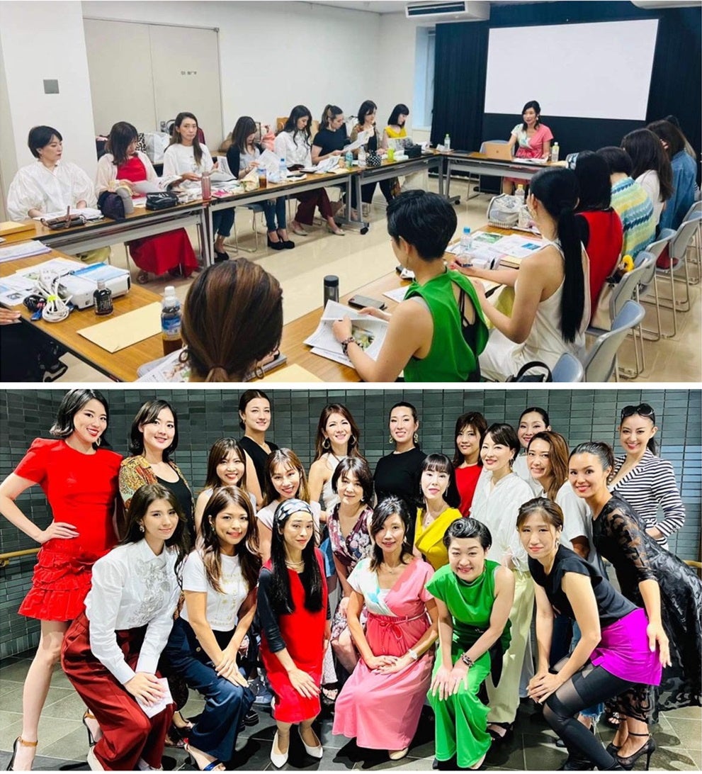 ▲シングルマザーコンテスト参加者の皆さんへSDGs講演を実施した様子