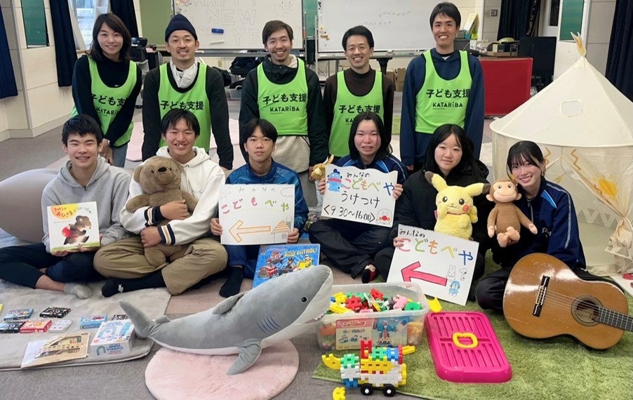 「みんなのこども部屋」立ち上げメンバー この避難所で過ごしている高校生×ガクソー×カタリバ